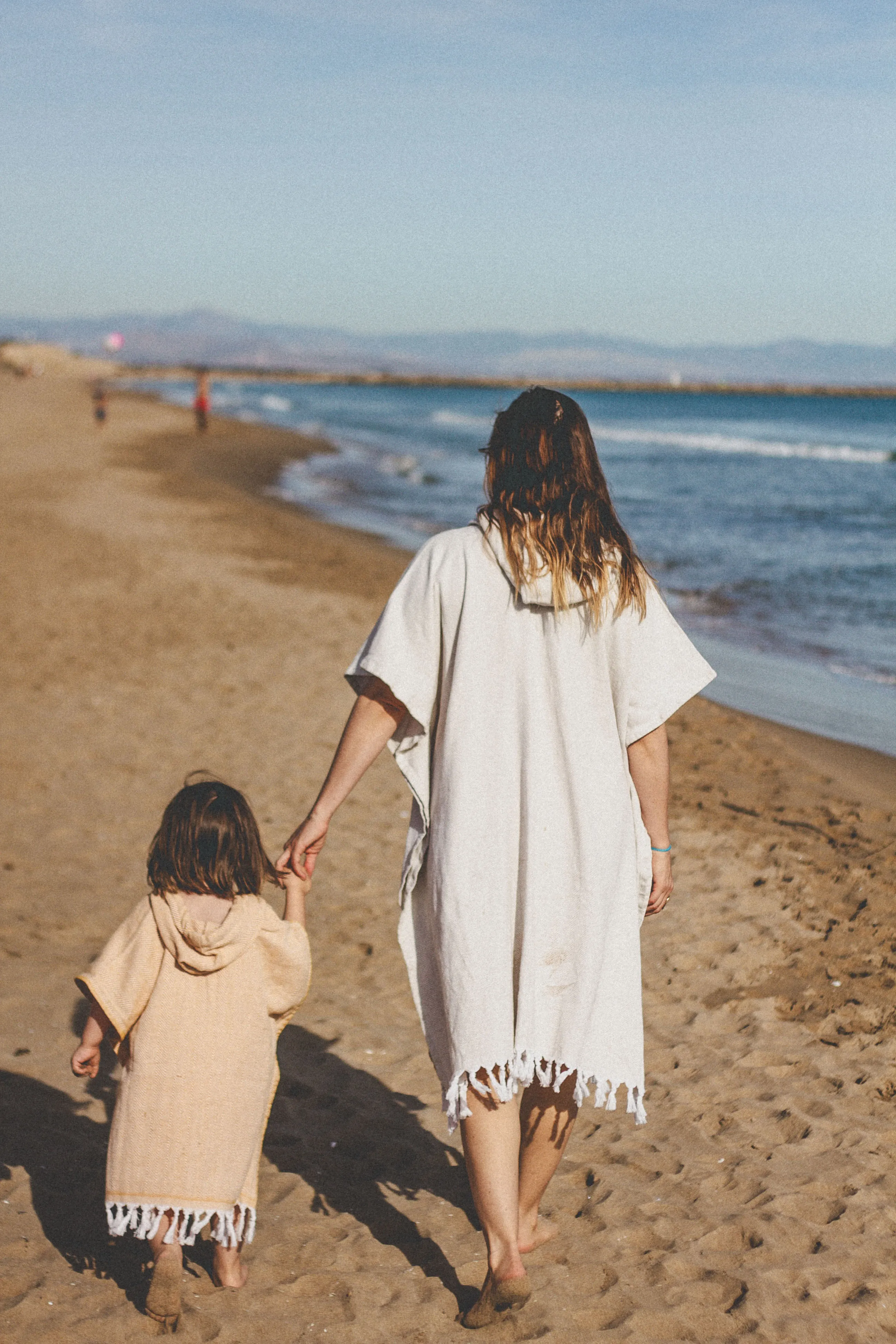Match Mama und Kind Poncho Set